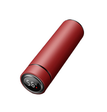 Load image into Gallery viewer, Insulated Water Bottle with Temperature Display in red - blendoclock
