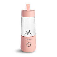 Load image into Gallery viewer, Portable Electric Blender in light pink - blendoclock
