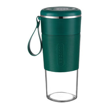 Load image into Gallery viewer, Glass Portable Blender in emerald green - blendoclock

